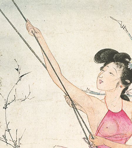 台州-胡也佛的仕女画和最知名的金瓶梅秘戏图